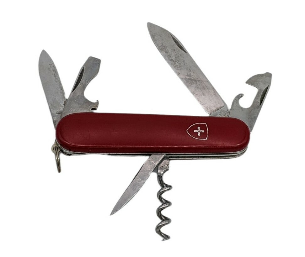 Victorinox Tourist Clip Point Blade Swiss Army Knife Vintage Rare!