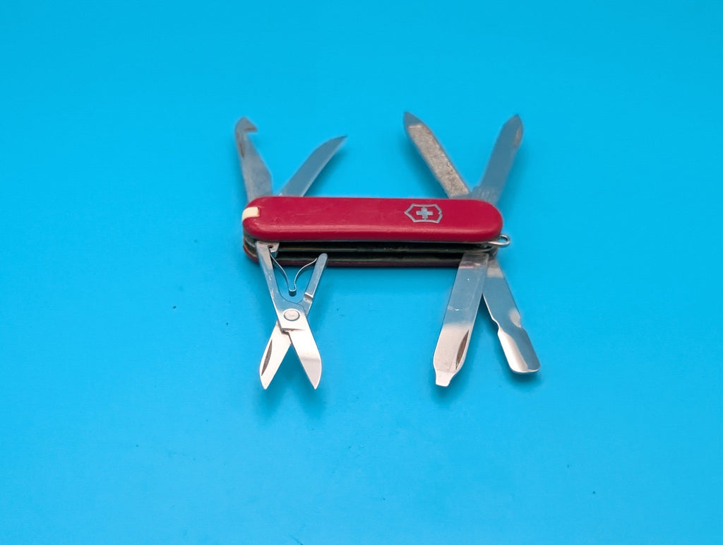 Victorinox Original MiniChamp Swiss Army Knife Multi Tool! RED!