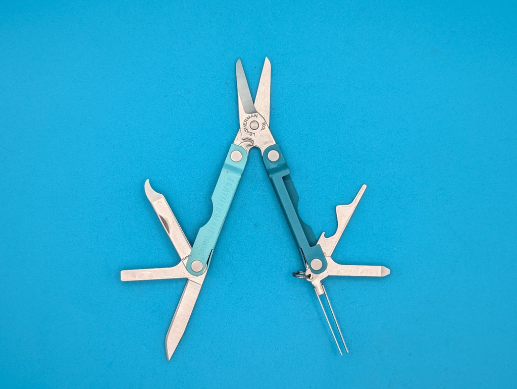 Leatherman Micra Multi-Tool, Knife, Scissors, Key Ring, Parakeet!