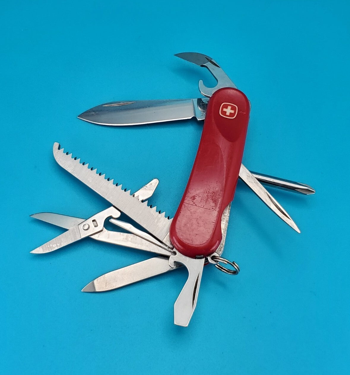 Wenger EVO 18 Red Swiss Army Knife Multi Tool!