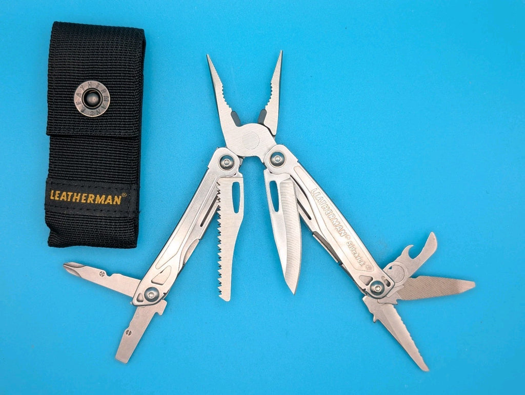 Leatherman Sidekick Multi-Tool, Knife, Pliers, Saw, Stainless! With Sheath!