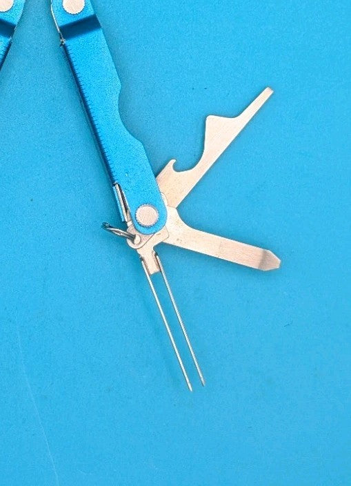 Leatherman Micra Multi-Tool, Knife, Scissors, Key Ring, Blue! *MAC-MOD*