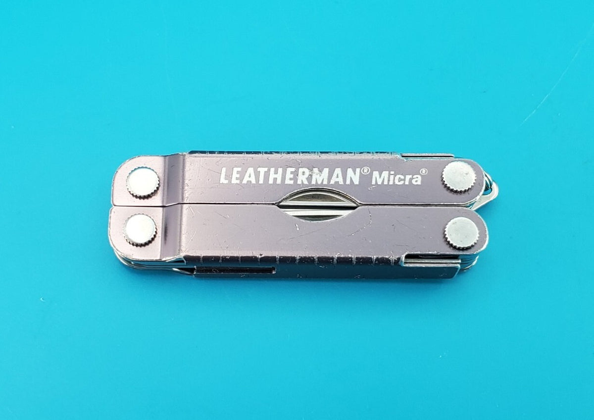 Leatherman Micra Multi-Tool, Knife, Scissors, Key Ring, Gray! GUITAR ALI THE ACE