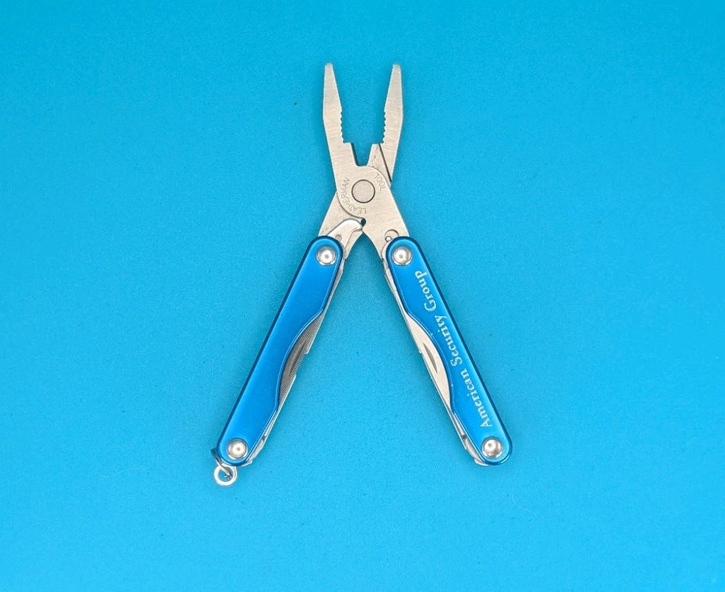 Leatherman Squirt P4 Multi-Tool, Key Ring, Retired! AMERICAN SECURITY GROUP
