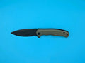 Civivi Mini Praxis Flipper Pocket Knife Liner Lock Plain Edge Blade! Olive Green