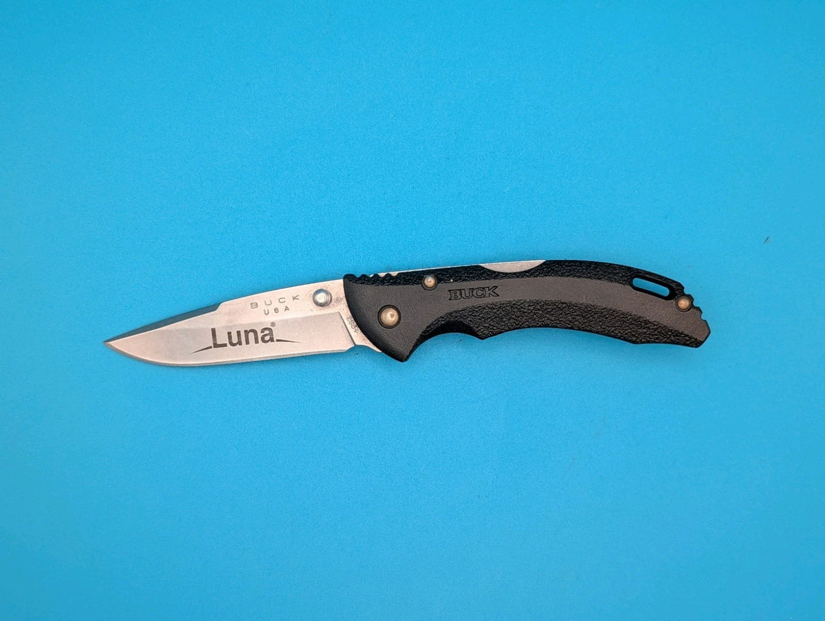 Buck USA 285 Black Lockback Folding Pocket Knife! 2019 DATE! *LUNA*