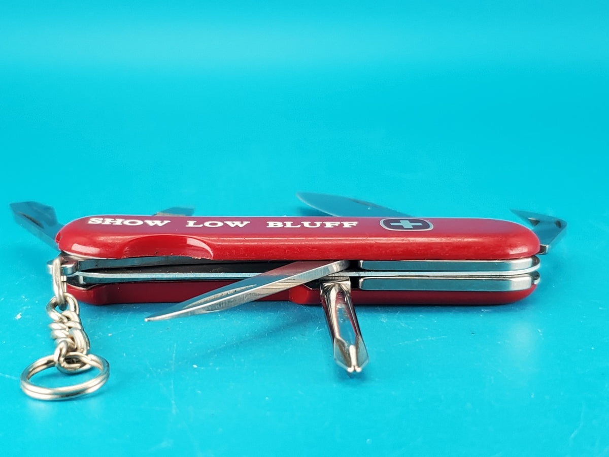 Wenger Highlander Red Swiss Army Knife Multi Tool! 85mm. *SHOW LOW BLUFF*