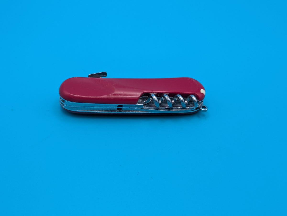 Victorinox EVO S101 Locking Blade Red Swiss Army Knife Multi Tool!