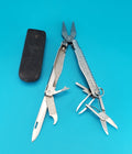 BUCK USA BUCK MINI BUCK MULTI TOOL 350! RETIRED COLLECTIBLE! WITH SHEATH!