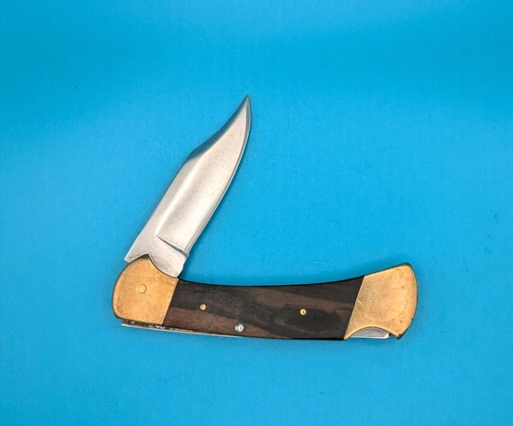 Vintage Buck USA 112 Ranger Lockback Plain Edge Folding Pocket Knife! 1972 Date