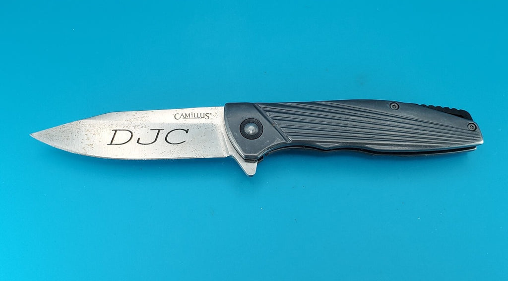 Camillus D2 Steel Flipper Open Pocket Knife!