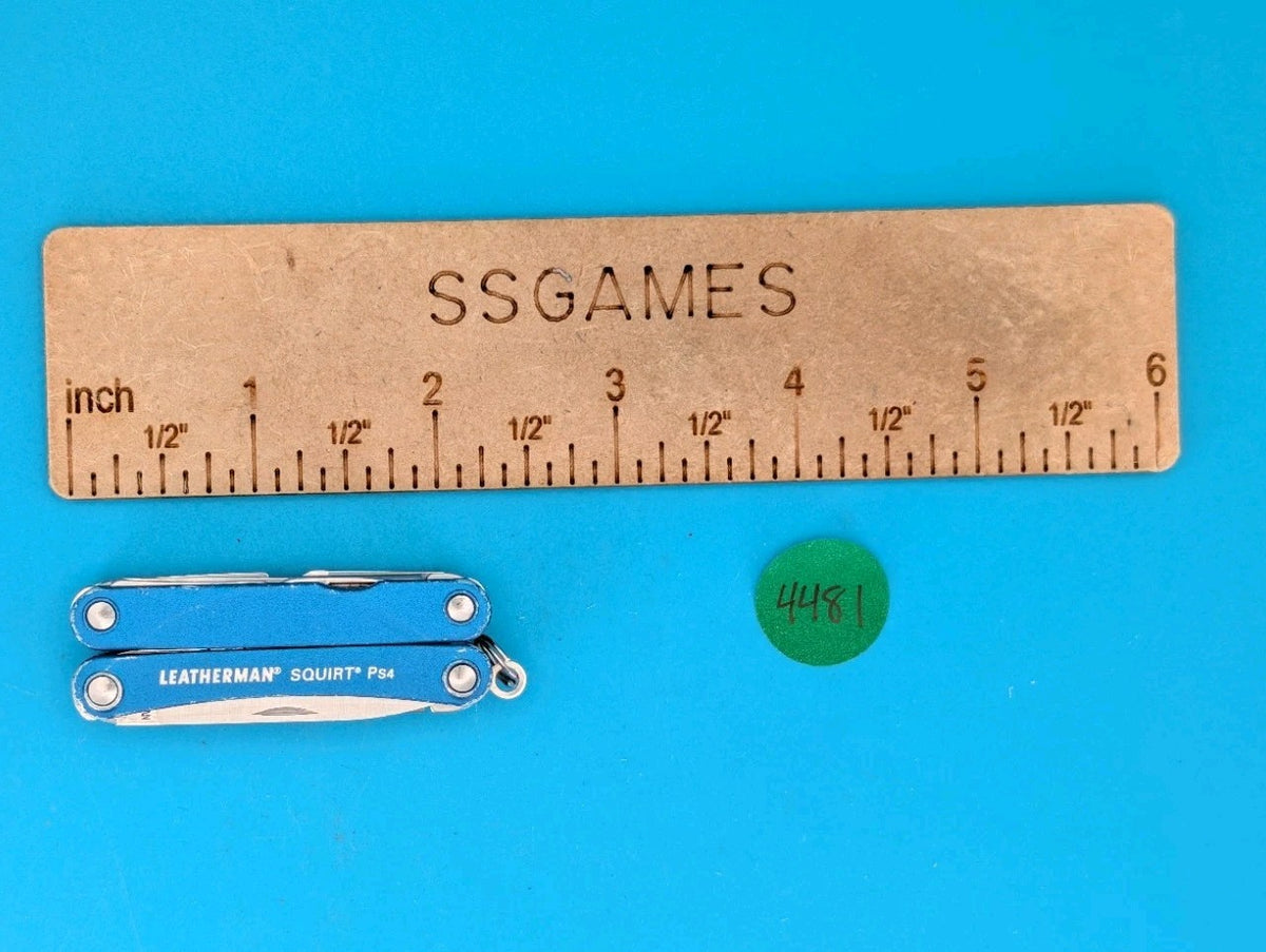 Leatherman SQUIRT PS4 Multi-Tool With Pliers Scissors Knife BLUE!