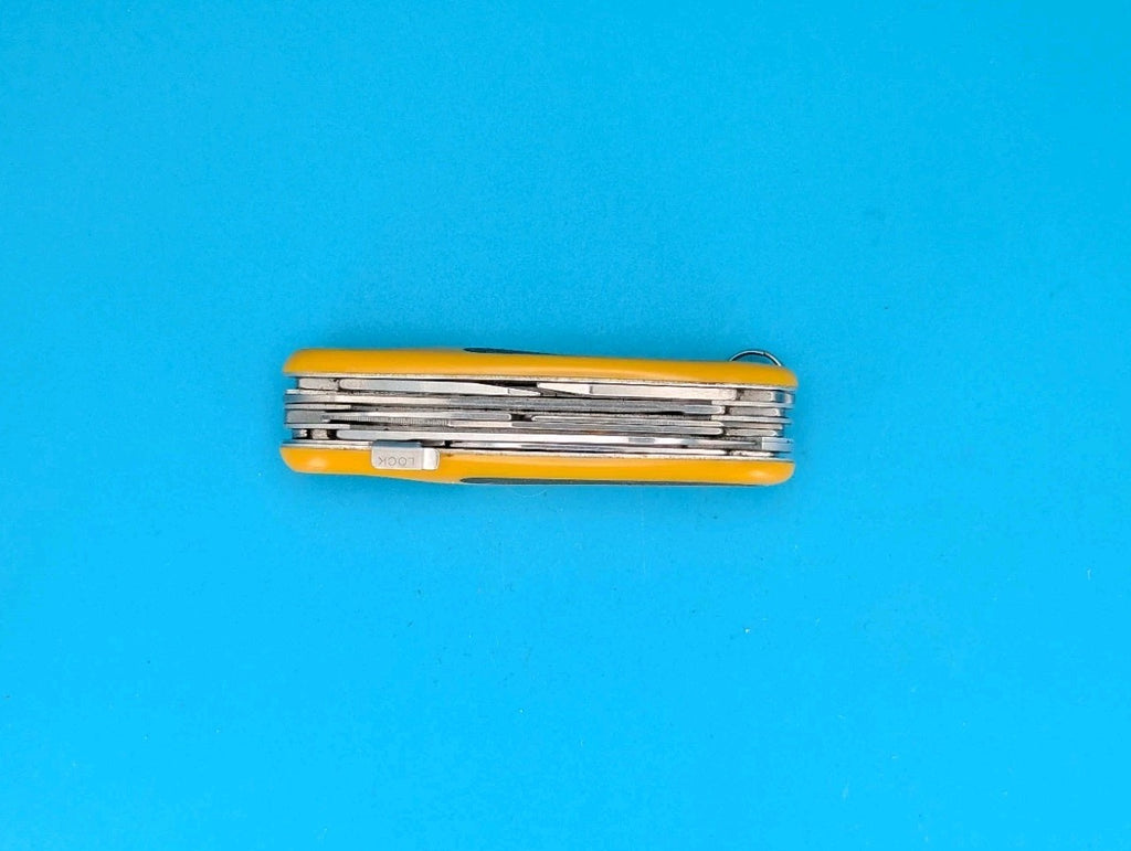 Victorinox EvoGrip S18 Yellow & Black Swiss Army Knife Multi Tool!