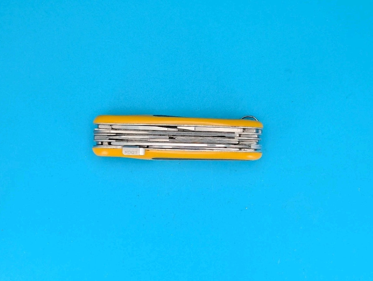 Victorinox EvoGrip S18 Yellow & Black Swiss Army Knife Multi Tool!