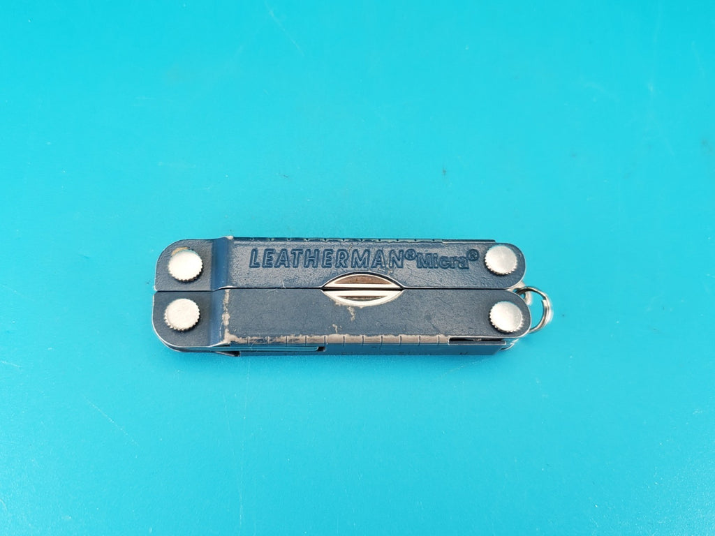 Leatherman Micra Multi-Tool, Knife, Scissors, Key Ring, Blue!