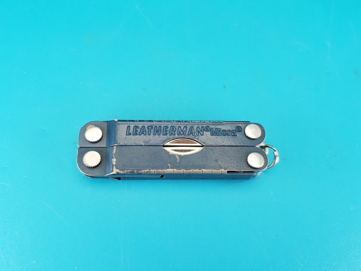 Leatherman Micra Multi-Tool, Knife, Scissors, Key Ring, Blue!