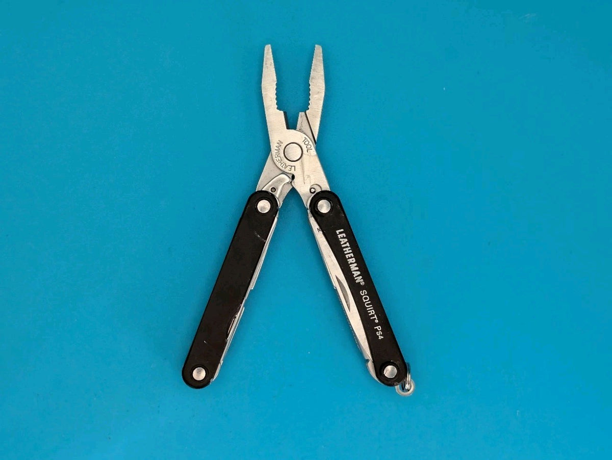 Leatherman SQUIRT PS4 Multi-Tool With Pliers Scissors Knife BLACK!