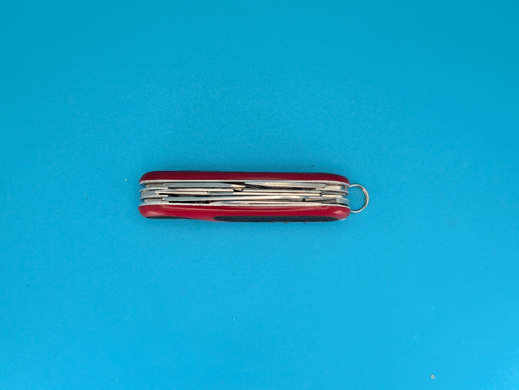 Victorinox Delemont EVOGRIP 14 Red & Black Swiss Army Knife Multi Tool!