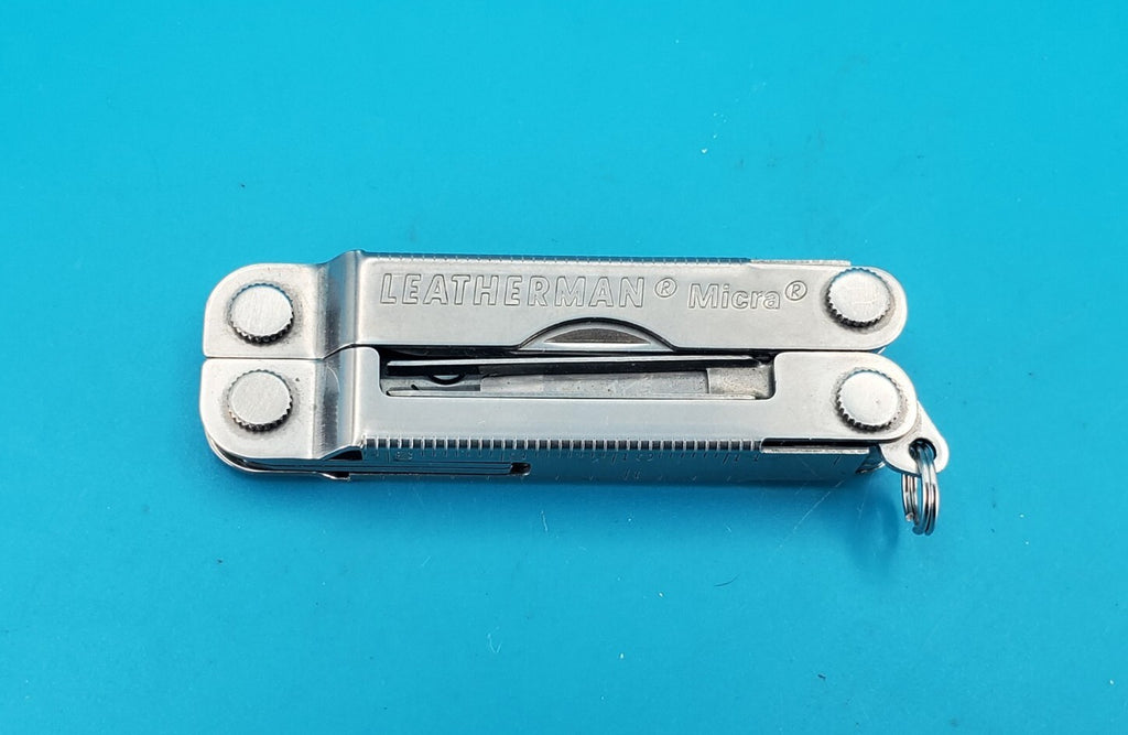 Leatherman Micra Multi-Tool, Knife, Scissors, Key Ring, Stainless! MAKE EPIC ..