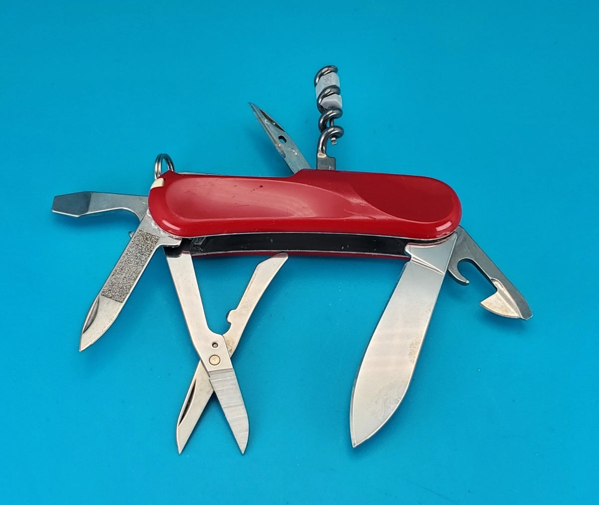 Victorinox Delemont Evo S14 Swiss Army Knife Multi Tool! 85mm Red