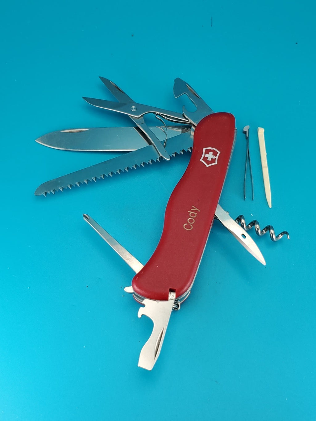 Victorinox Outrider Red Swiss Army Knife Multi Tool! Original Slide Lock! *CODY*