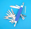 Custom Victorinox SwissChamp Blue & Green Swiss Army Knife Multi-Tool!