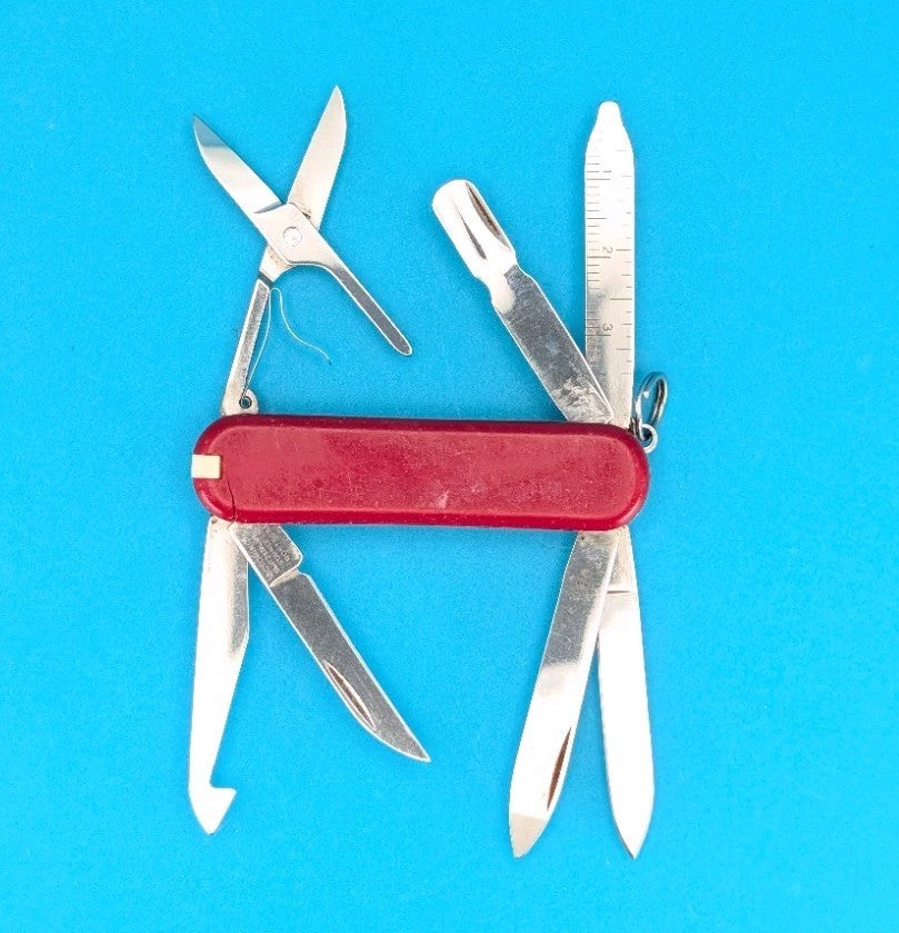 Victorinox Original MiniChamp Swiss Army Knife Multi Tool! RED!