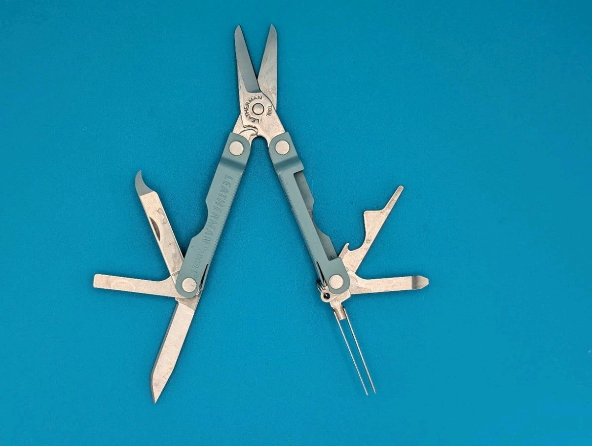 Leatherman Micra Multi-Tool Knife Scissors Key Ring! MIXED COLORS! LOT OF 5!