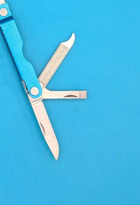 Leatherman Micra Multi-Tool, Knife, Scissors, Key Ring, Blue! *MAC-MOD*