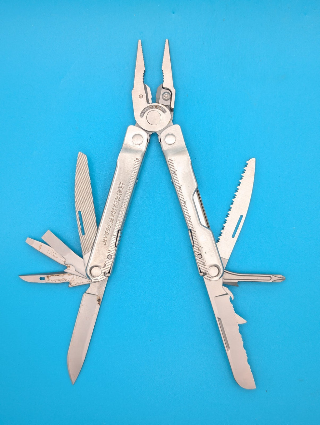 Leatherman Rebar Multi-Tool, Stainless with Sheath, Rogers Group