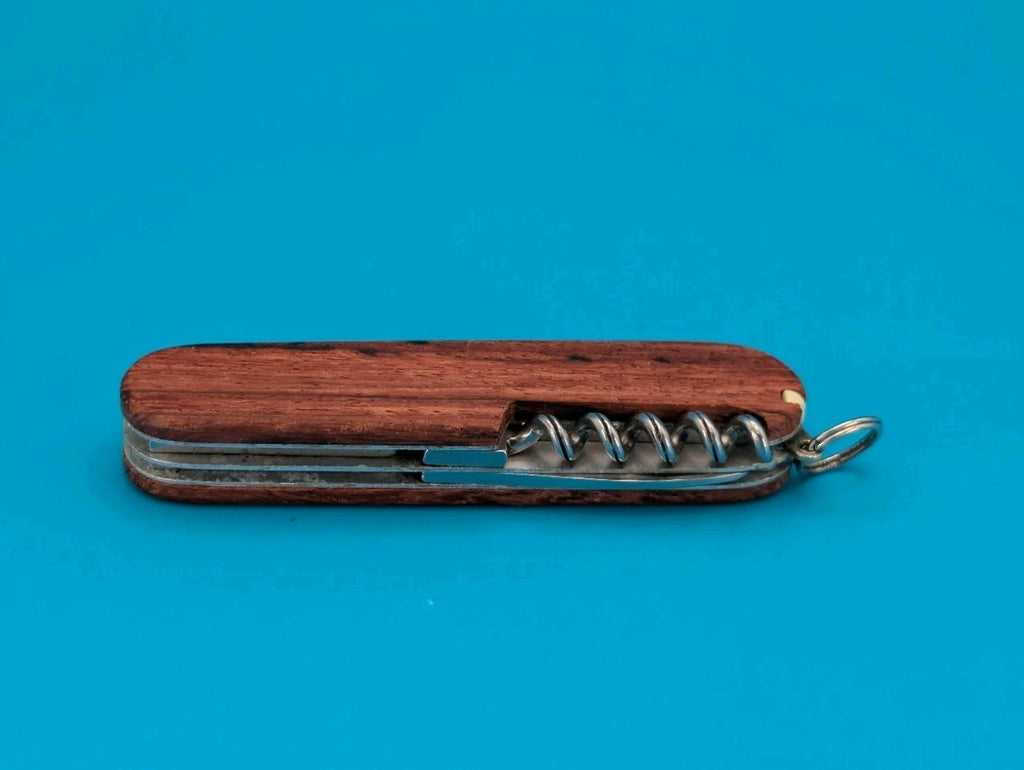 Vintage Victoria Victorinox Spartan Swiss Army Knife Multi Tool! Wood Scales!