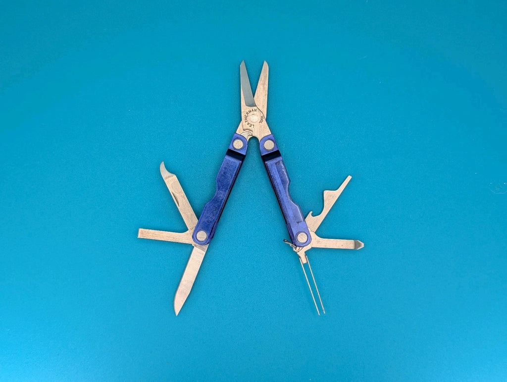 Leatherman Micra Multi-Tool Knife Scissors Key Ring! MIXED COLORS! LOT OF 5!