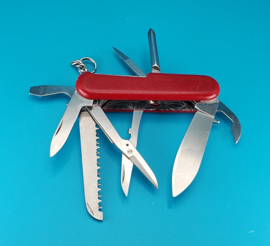 Wenger Handyman Red Swiss Army Knife Multi Tool!