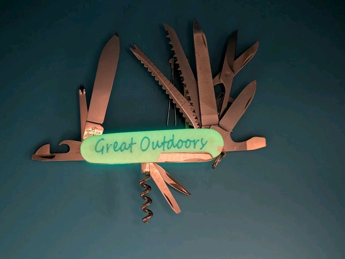 Custom Victorinox Champion Glow in the Dark Swiss Army Knife Multi Tool!