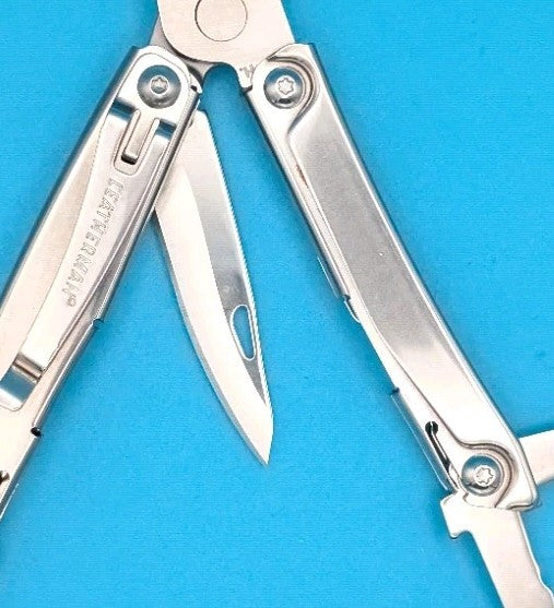 Leatherman Rev 3.8" Multi-Tool, Stainless! With Sheath!