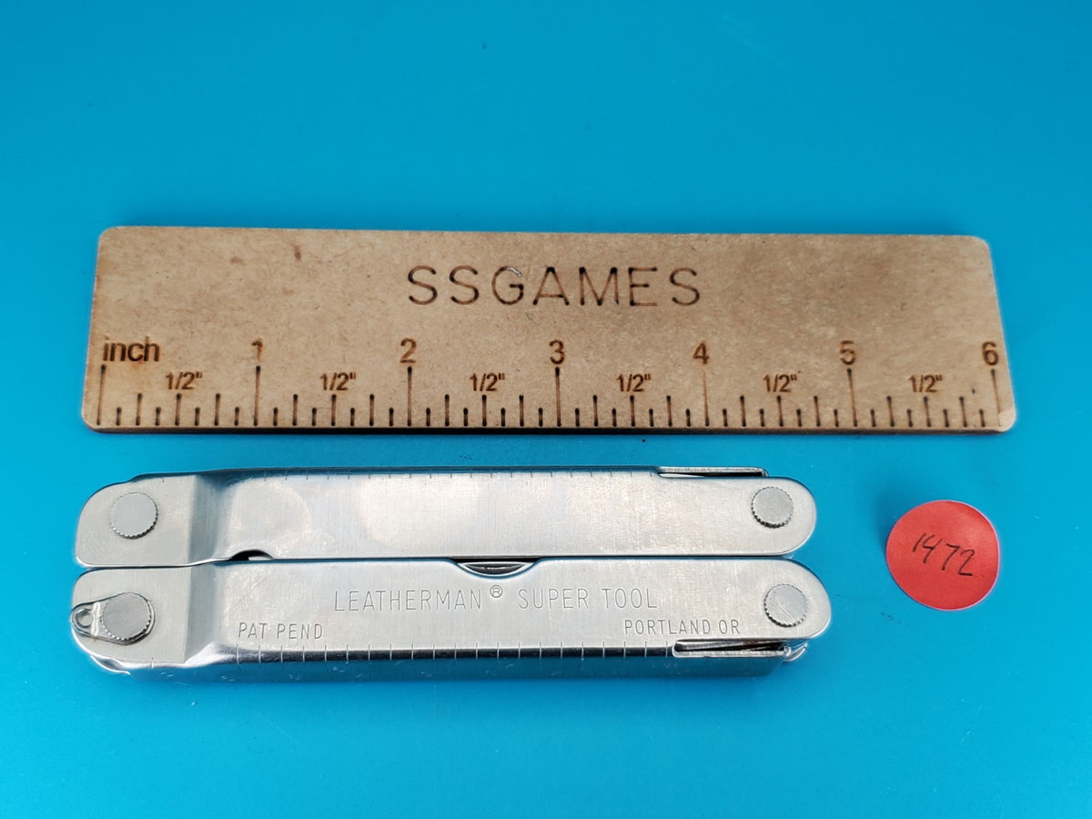 LEATHERMAN Super TOOL Multi Function Tool PLIERS, Stainless! 09/95 DATE