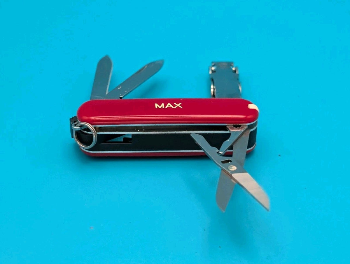 Victorinox Swiss Army Knife - Key Chain - Nail Clip 580 - RED! *MAX*