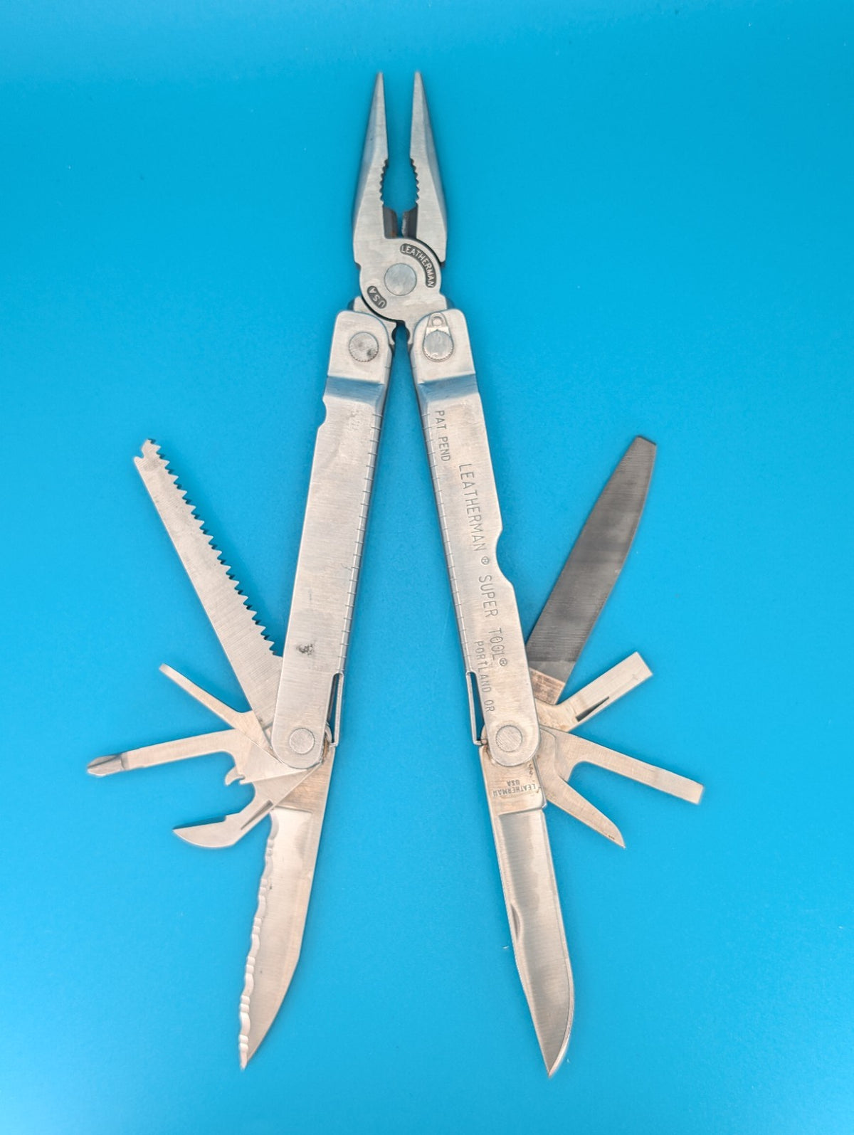 Leatherman Super Tool Multi Function Tool Pliers, Stainless, 02/98 Date