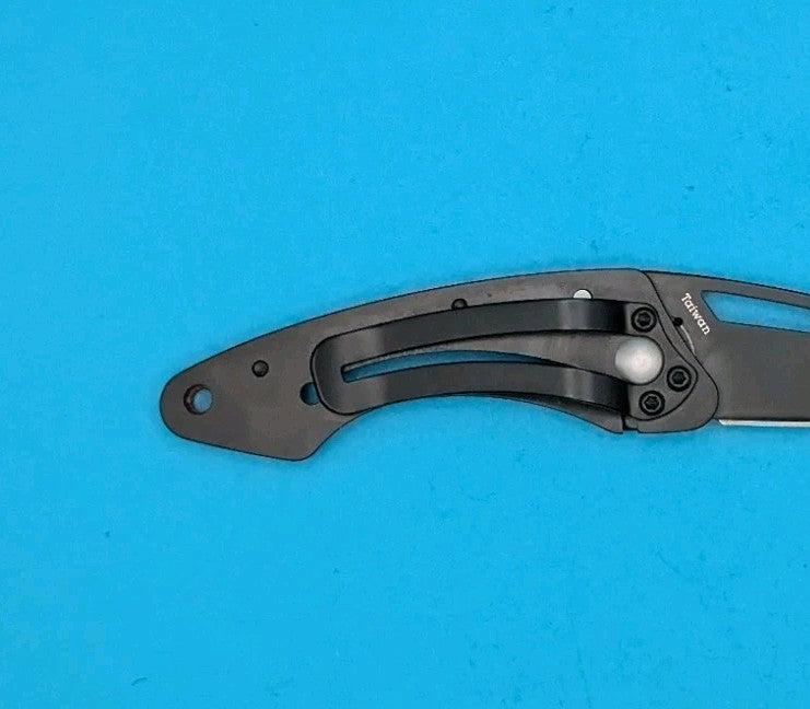 Rare Gerber Trendy Pear Wood Handle Liner Lock Plain Edge Pocket Knife!