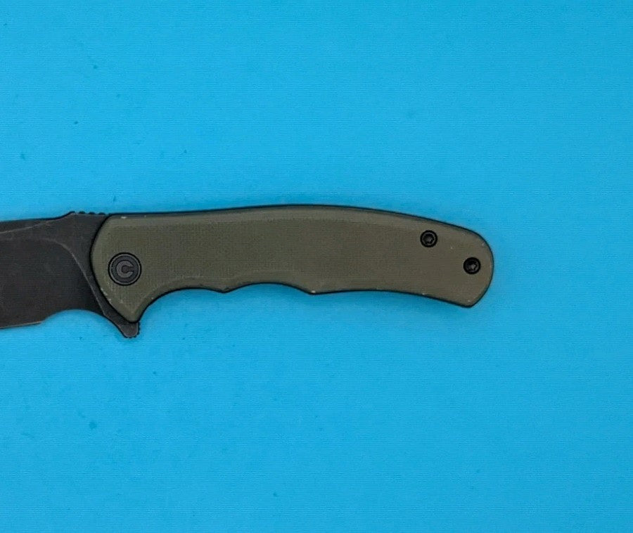 Civivi Mini Praxis Flipper Pocket Knife Liner Lock Plain Edge Blade! Olive Green