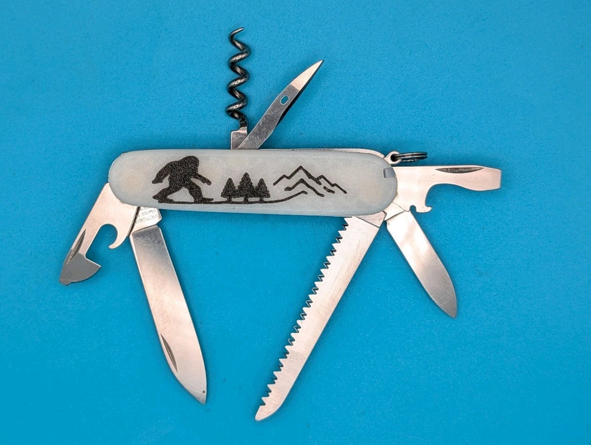 Custom Victorinox Camper Glow in the Dark Swiss Army Knife!