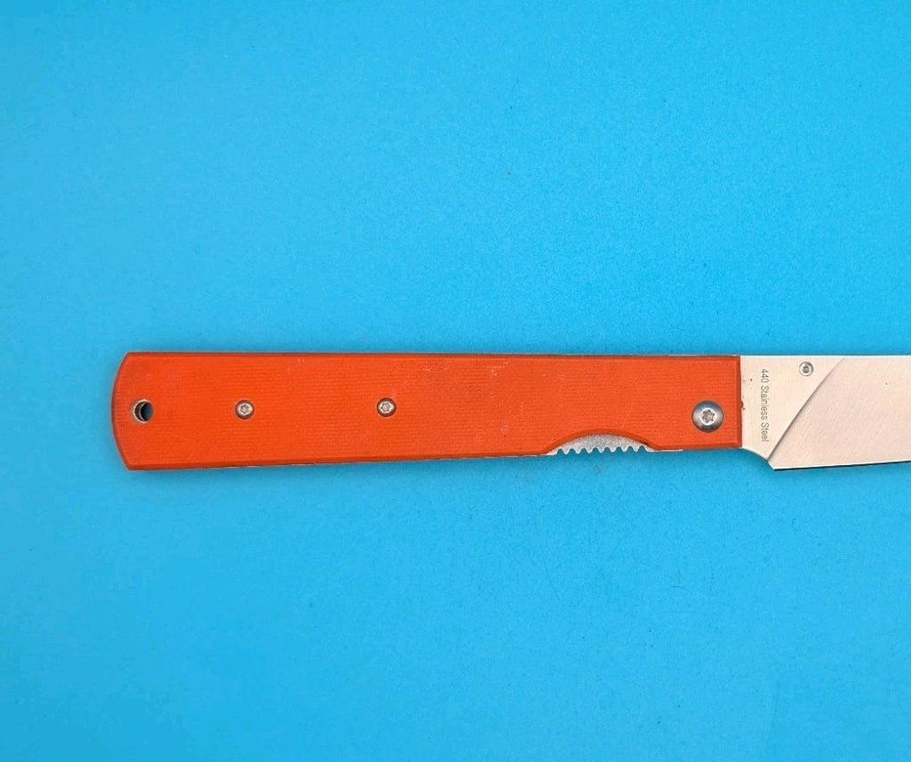 Miki Kitchen Knife Micarta Handle 440A Stainless Steel Blade Made In Japan