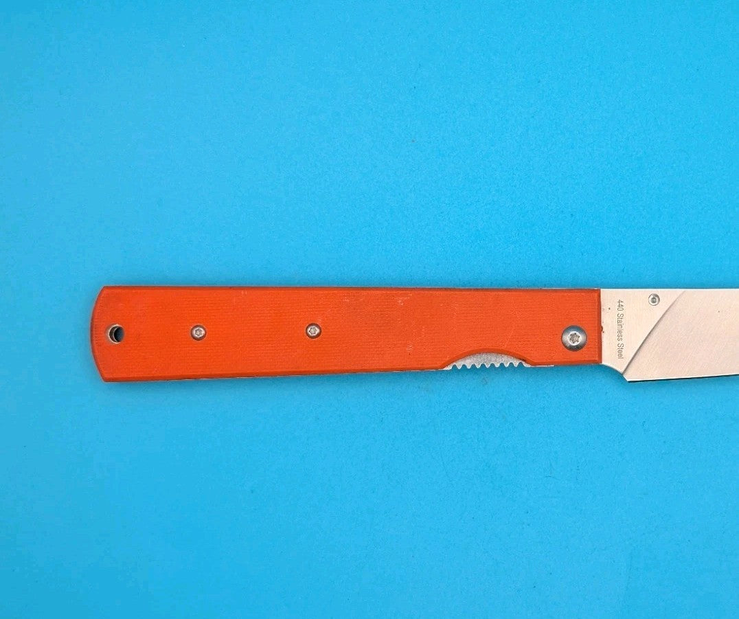 Miki Kitchen Knife Micarta Handle 440A Stainless Steel Blade Made In Japan