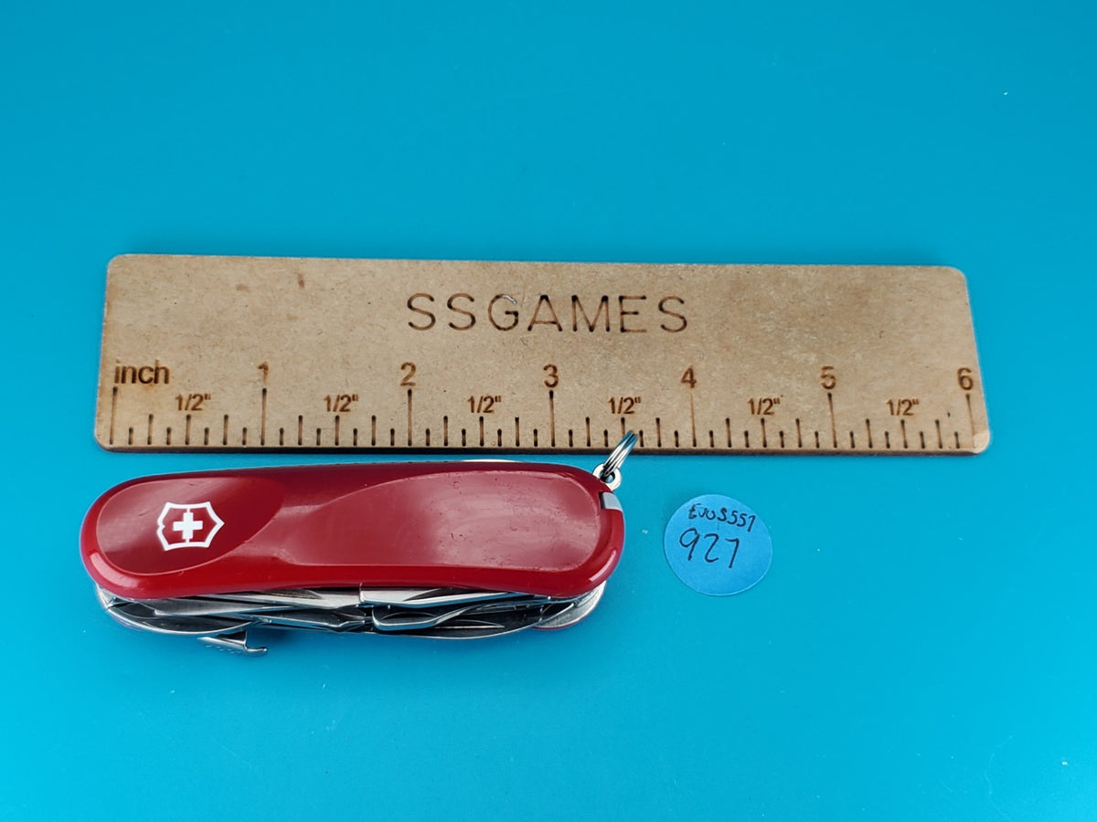 Wenger Evo S557 Swiss Army Knife Multi Tool! Delémont, 85mm, With Locking Blade!