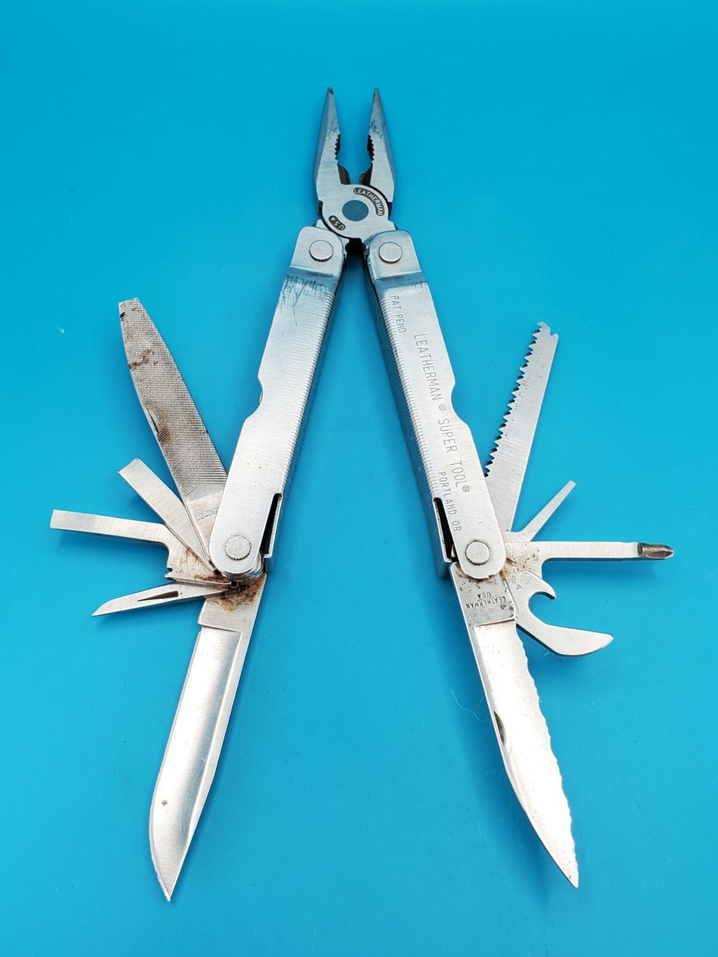 LEATHERMAN Super TOOL Multi Function Tool PLIERS, Stainless! 11-98 DATE!