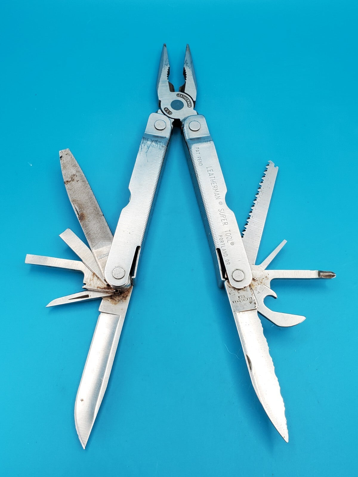 LEATHERMAN Super TOOL Multi Function Tool PLIERS, Stainless! 11-98 DATE!