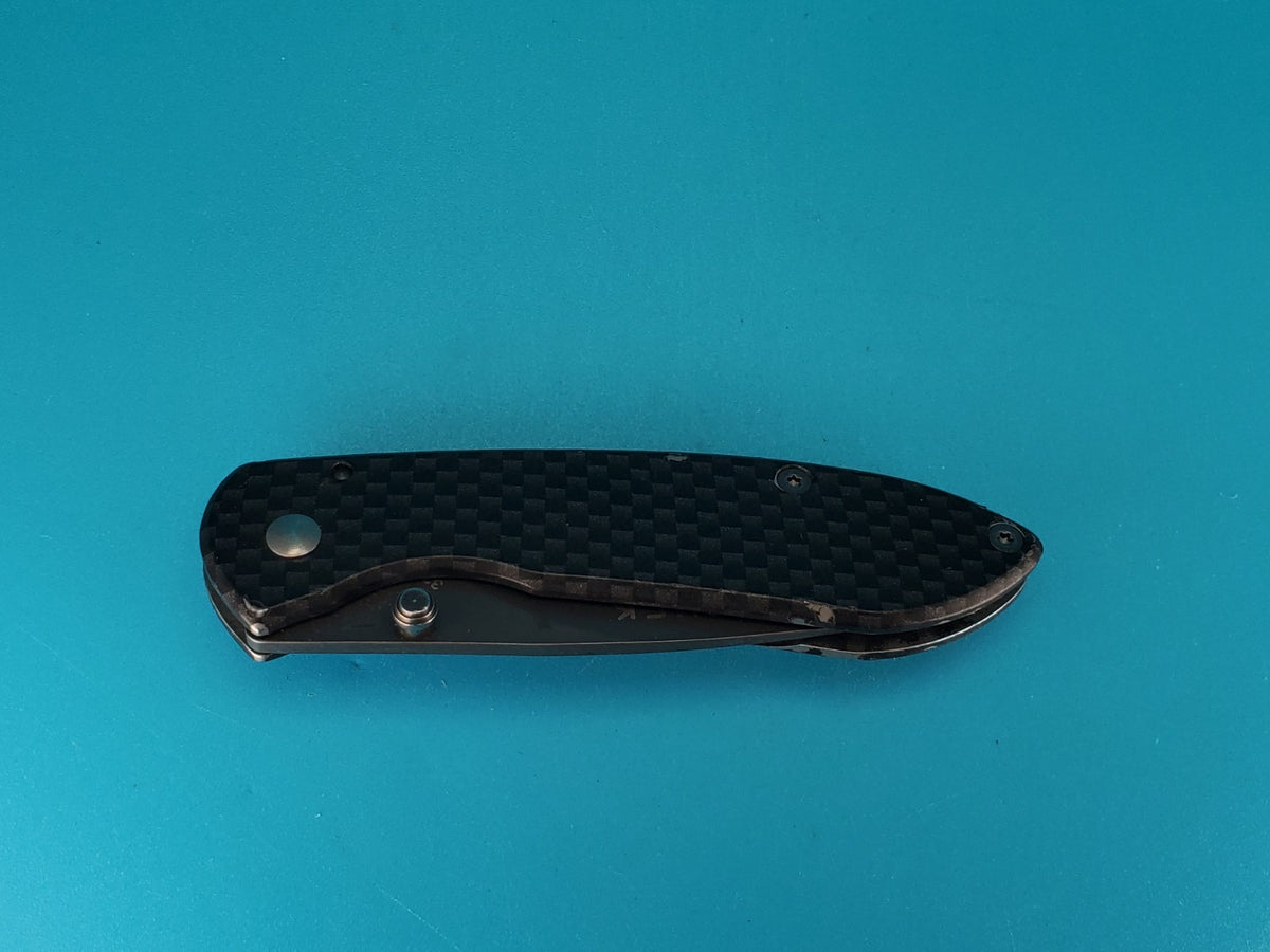 Buck Knives 327 Nobleman Carbon Fiber Folding Pocket Knife!