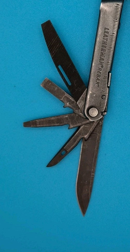 Leatherman Rebar Multi-Tool! Free Shipping! BLACK OXIDE!