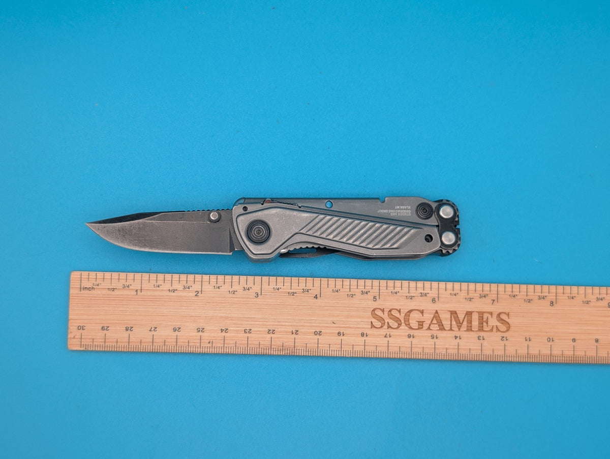 SOG Flash MT Multi-Tool Stainless Steel Housing! Urban Gray & Cyan!