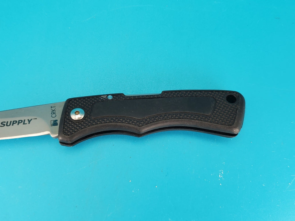 Retired CRKT Columbia River 6401 Colt Lockback Plain Edge Folding Pocket Knife!